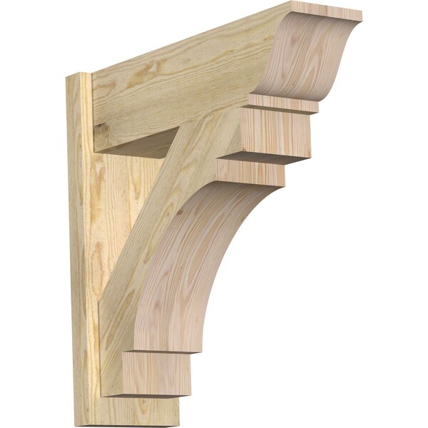 Ekena Millwork Merced Rough Sawn Traditional Outlooker, Douglas Fir, 8"W x 26"D x 26"H OUT08X26X26MRC01RDF - main